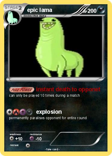 Pokemon epic lama