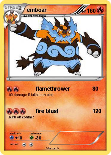 Pokemon emboar