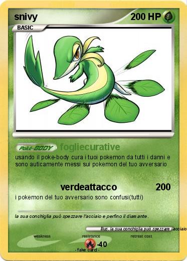 Pokemon snivy