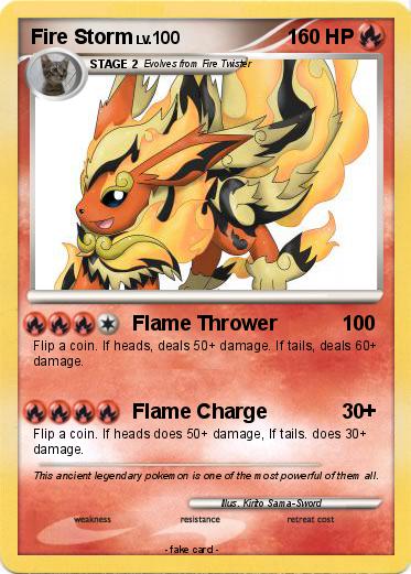Pokemon Fire Storm