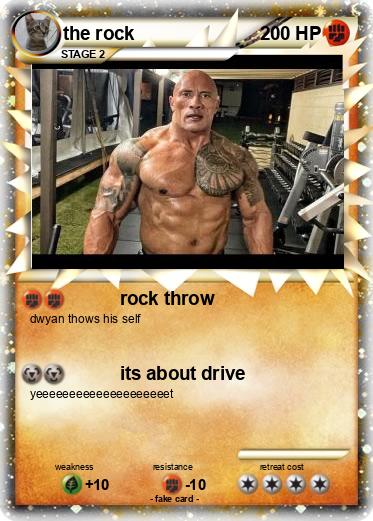Pokemon the rock