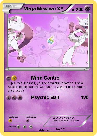 Pokemon Mega Mewtwo XY