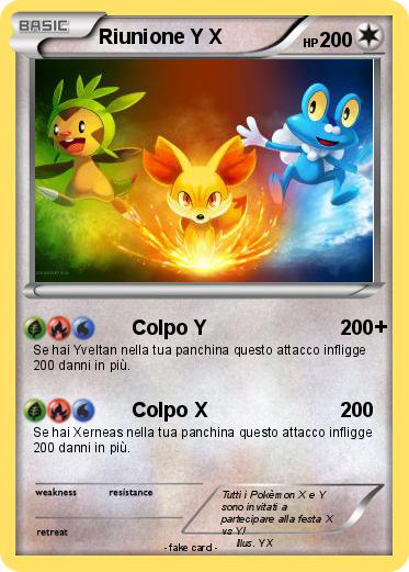 Pokemon Riunione Y X