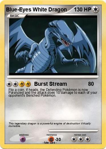 Pokemon Blue-Eyes White Dragon