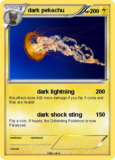 Pokemon dark pekachu