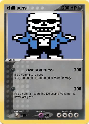 Pokemon chill sans