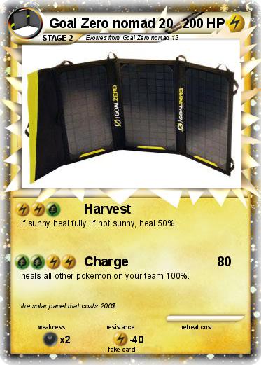 Pokemon Goal Zero nomad 20