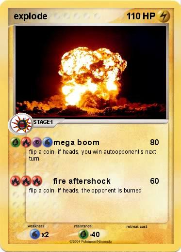 Pokemon explode