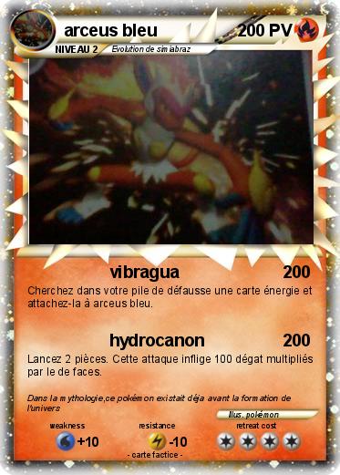 Pokemon arceus bleu
