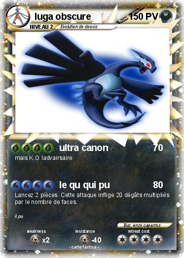 Pokemon luga obscure