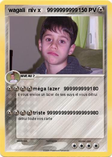 Pokemon wagali  niv x    9999999999 