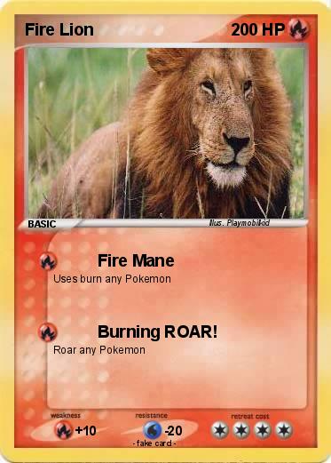 Pokemon Fire Lion