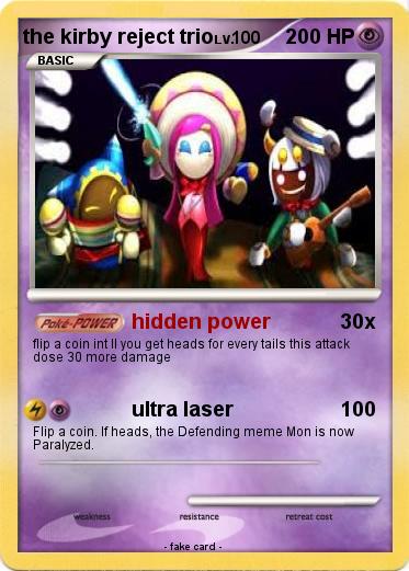 Pokemon the kirby reject trio