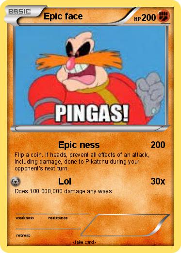 Pokemon Epic face