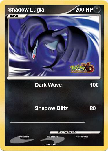 Pokemon Shadow Lugia