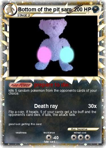 Pokemon Bottom of the pit sam