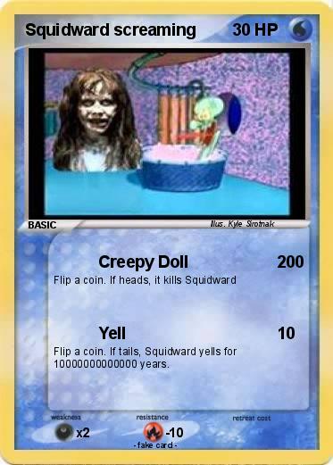 Pokemon Squidward screaming