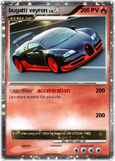 Pokemon bugatti veyron