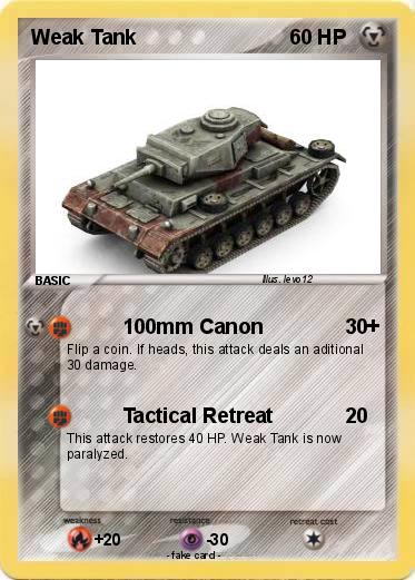 Pokemon Weak Tank