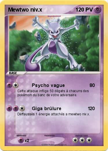 Pokemon Mewtwo niv.x