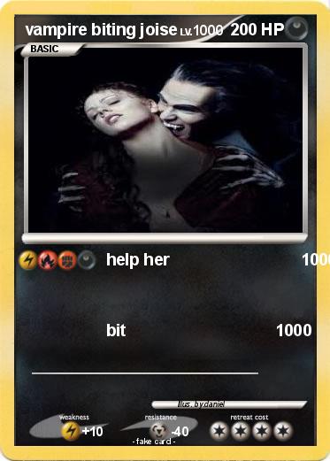 Pokemon vampire biting joise