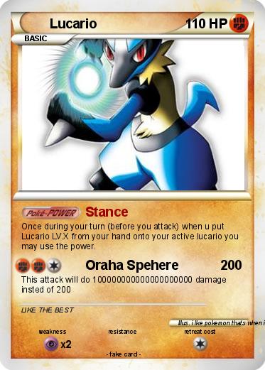 Pokemon Lucario