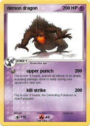 Pokemon demon dragon