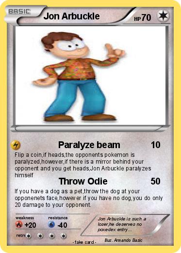 Pokemon Jon Arbuckle