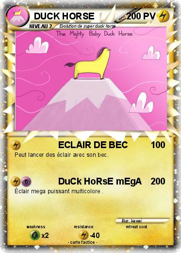 Pokemon DUCK HORSE
