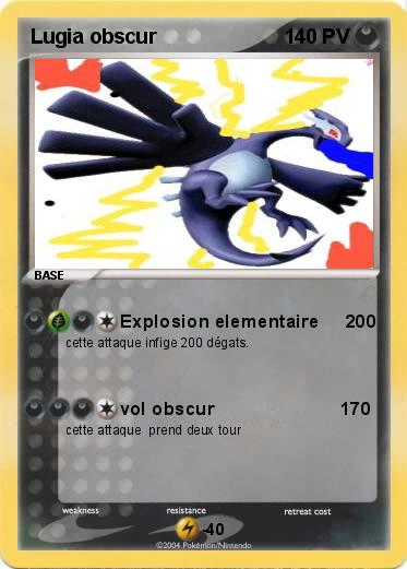 Pokemon Lugia obscur