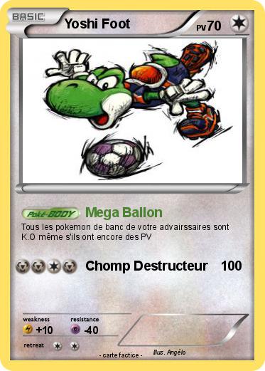 Pokemon Yoshi Foot
