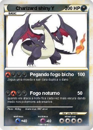 Pokemon Charizard shiny Y