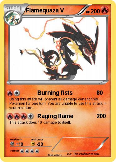Pokemon Flamequaza V