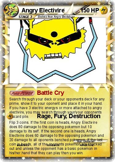 Pokemon Angry Electivire