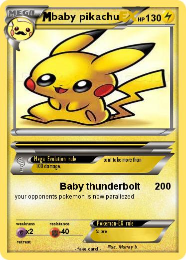 Pokemon baby pikachu