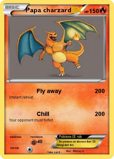 Pokemon Papa charzard