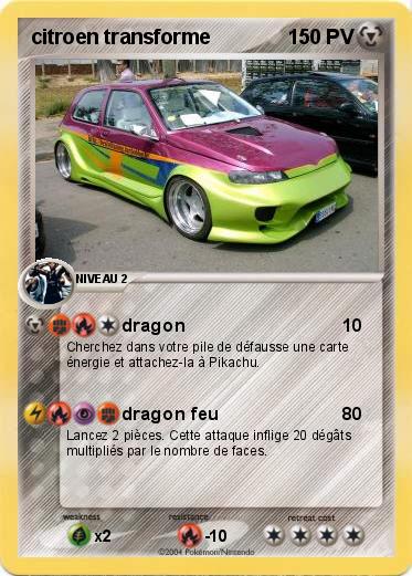 Pokemon citroen transforme