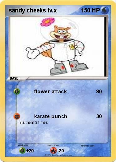 Pokemon sandy cheeks lv.x