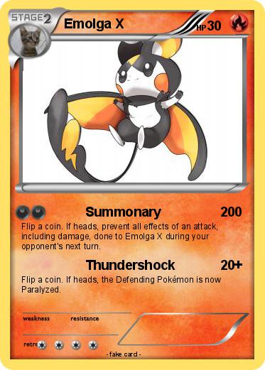 Pokemon Emolga X