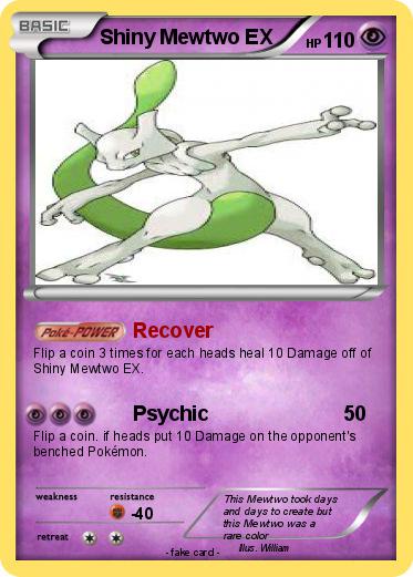 Pokemon Shiny Mewtwo EX