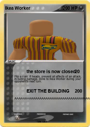Pokemon Ikea Worker