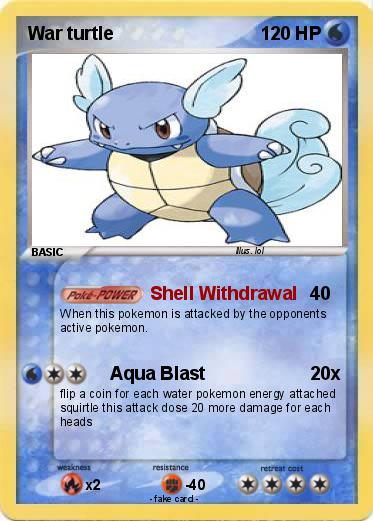 Pokemon War turtle