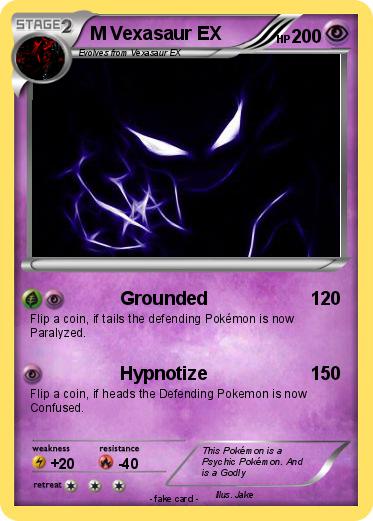Pokemon M Vexasaur EX