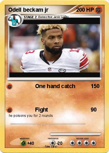 Pokemon Odell beckam jr