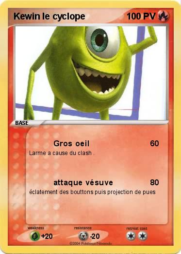 Pokemon Kewin le cyclope 