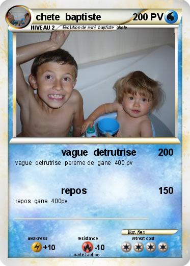 Pokemon chete  baptiste