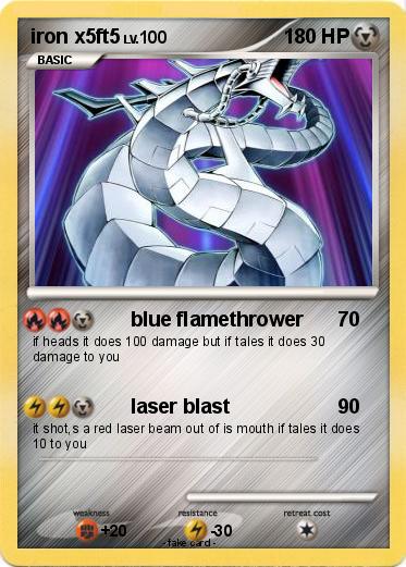 Pokemon iron x5ft5
