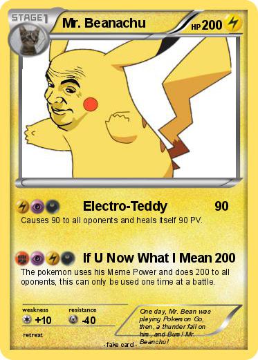 Pokemon Mr. Beanachu