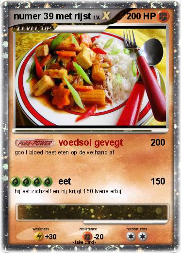 Pokemon numer 39 met rijst