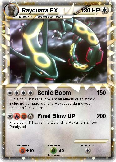 Pokemon Rayquaza EX